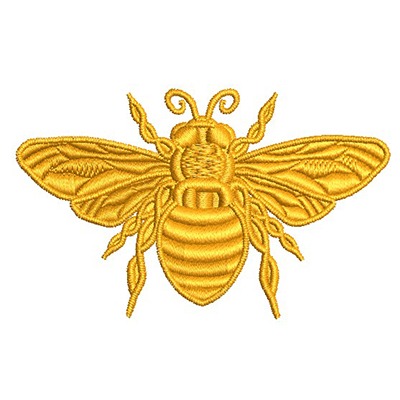 Matriz de matriz Matriz De Bordado Abelha Dourada 3