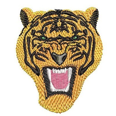 Matriz de matriz Matriz De Bordado Tigre 6 Cm