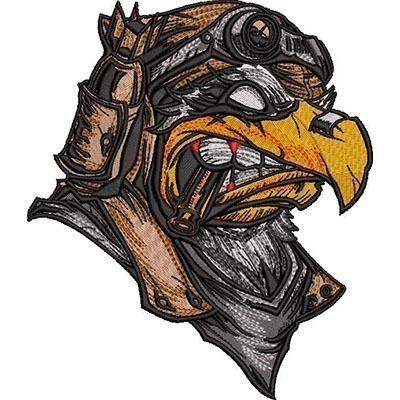 Matriz de matriz Matriz De Bordado Gavião Aviador Estilizado
