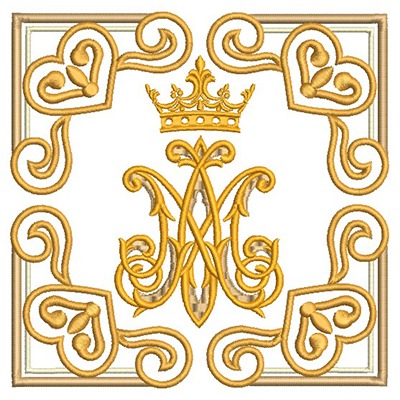 Matriz de matriz Matriz De Bordado Conjunto De Alfaia Mariana 209