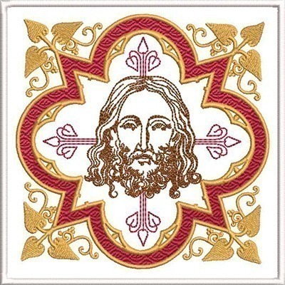 Matriz de matriz Matriz De Bordado Conjunto De Alfaias Jesus 240
