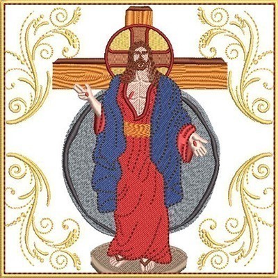 Matriz de matriz Matriz De Bordado Alfaias Jesus Das Santas Chagas 265