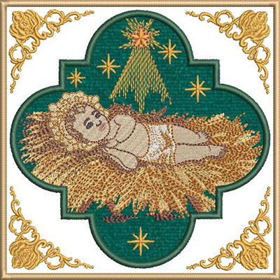 Matriz de matriz Matriz De Bordado Conjunto De Alfaias Nascimento De Jesus 517