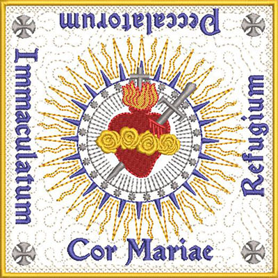 Matriz de matriz Matriz De Bordado Conjunto Cor Mariae Refugium 586
