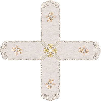 Matriz de matriz Matriz De Bordado Conjunto Véu De Cibório Cordeiro