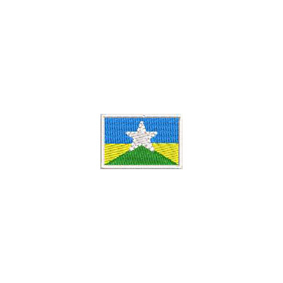 Matriz de matriz Matriz De Bordado Bandeira Rondônia 3 Cm