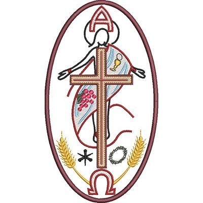 Matriz de matriz Matriz De Bordado Círio Pascal