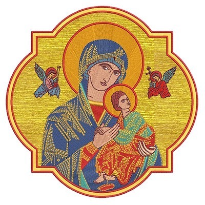 Matriz de matriz Matriz De Bordado Nossa Senhora Do Perpétuo Socorro 6
