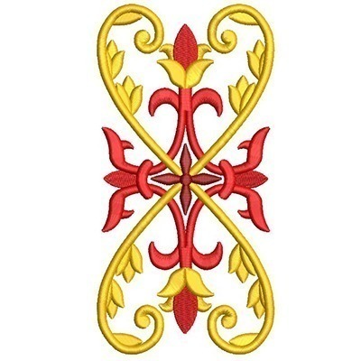 Matriz de matriz Matriz De Bordado Arabesco 16