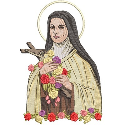 Matriz de matriz Matriz De Bordado Santa Terezinha 30 Cm