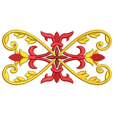 Matriz de matriz Matriz De Bordado Arabesco 17
