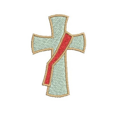 Matriz de matriz Matriz De Bordado Cruz Com Manto 5 Cm