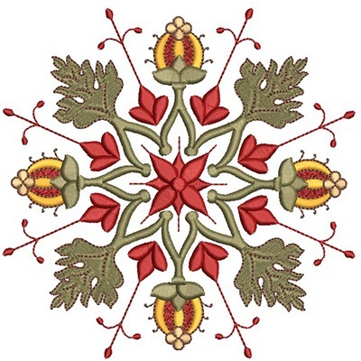 Matriz de matriz Matriz De Bordado Cruz Adornada 2