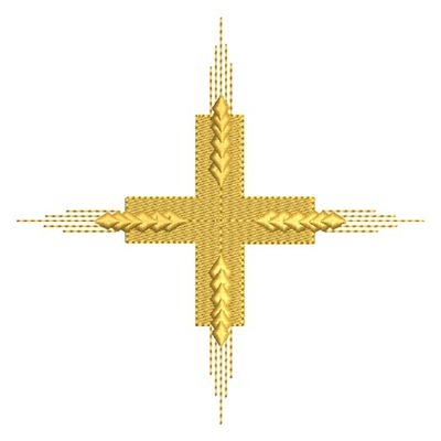 Matriz de matriz Matriz De Bordado Cruz Decorada 152