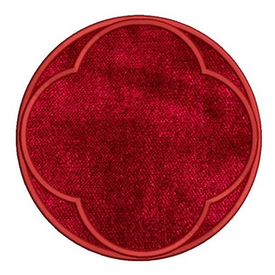 Matriz de matriz Matriz De Bordado Moldura Religiosa Aplicada