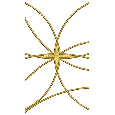Matriz de matriz Matriz De Bordado Cruz Decorada 167