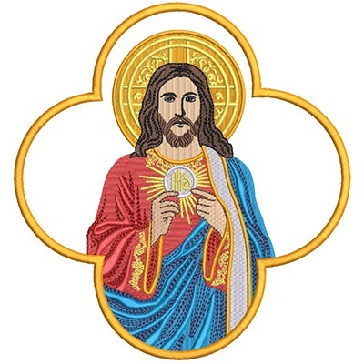 Matriz de matriz Matriz De Bordado Jesus Milagres Eucarísticos