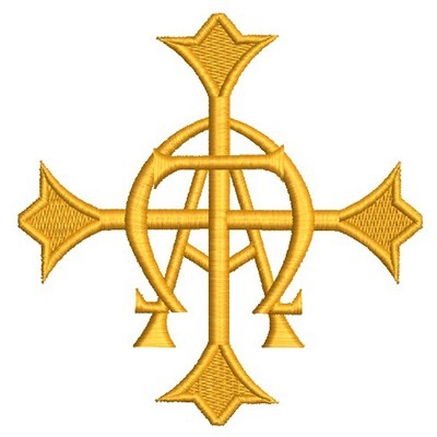 Matriz de matriz Matriz De Bordado Cruz Com Cristograma