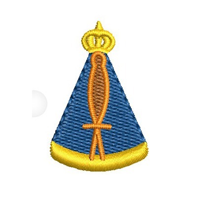 Matriz de matriz Matriz De Bordado Nossa Senhora Aparecida Pequena