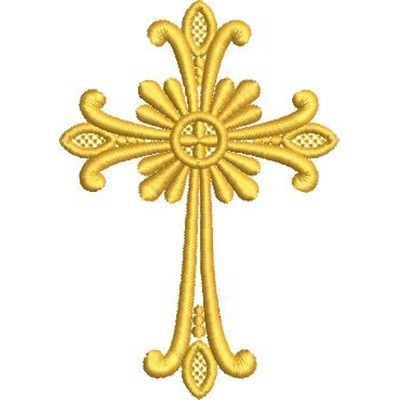Matriz de matriz Matriz De Bordado Cruz Decorada 155