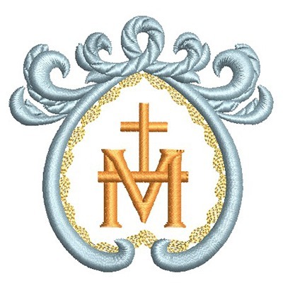 Matriz de matriz Matriz De Bordado Moldura Mariana 25