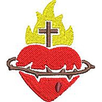 Matriz de matriz Matriz De Bordado Mini Sagrado Coração De Jesus