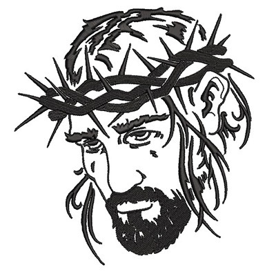 Matriz de matriz Matriz De Bordado Cristo Crucificado