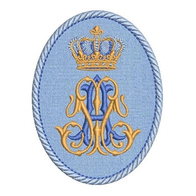 Matriz de matriz Matriz De Bordado Medalha Mariana 35