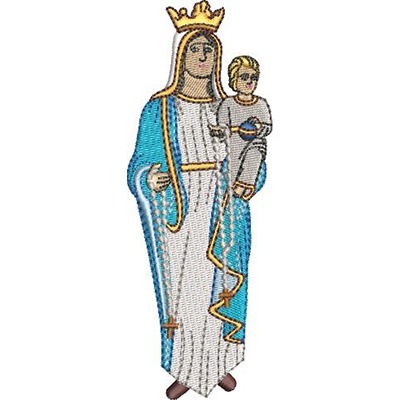 Matriz de matriz Matriz De Bordado Nossa Senhora Dos Remédios