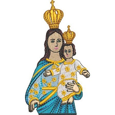 Matriz de matriz Matriz De Bordado Nossa Senhora Da Ajuda