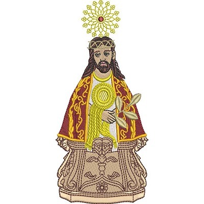Matriz de matriz Matriz De Bordado Bom Jesus 20 Cm