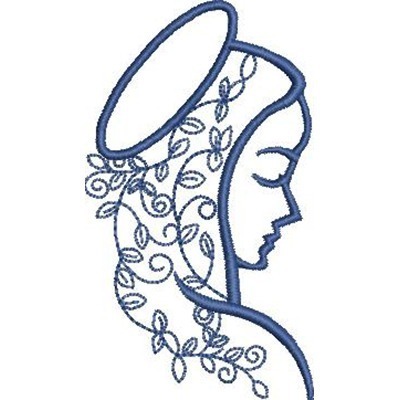 Matriz de matriz Matriz De Bordado Perfil De Maria 2