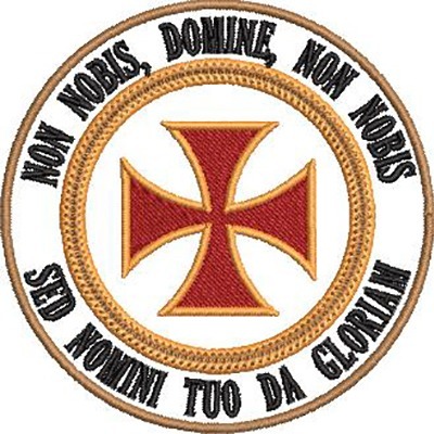 Matriz de matriz Matriz De Bordado Non Nobis Domine Non Nobis