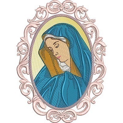 Matriz de matriz Matriz De Bordado Medalha Nossa Senhora Das Dores