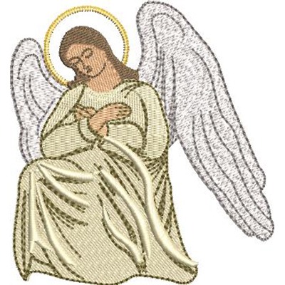 Matriz de matriz Matriz De Bordado Anjo