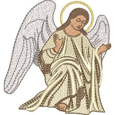 Matriz de matriz Matriz De Bordado Anjo 2