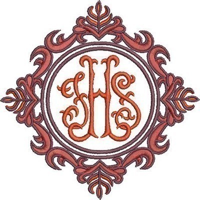Matriz de matriz Matriz De Bordado Moldura Decorada Jhs 3