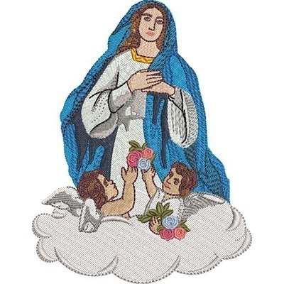 Matriz de matriz Matriz De Bordado Nossa Senhora Imaculada Conceição