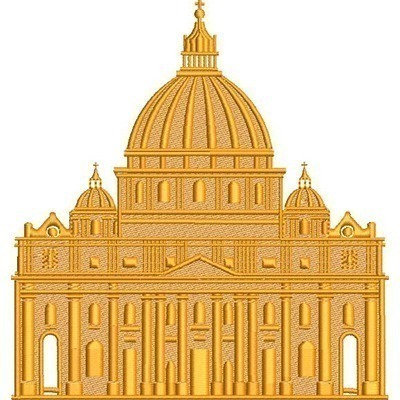 Matriz de matriz Matriz De Bordado Basílica De São Pedro