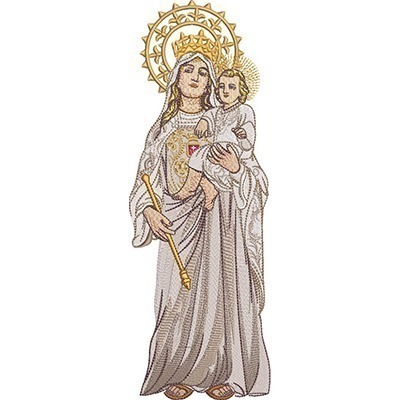 Matriz de matriz Matriz De Bordado Nossa Senhora Das Mercês
