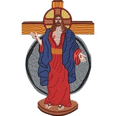 Matriz de matriz Matriz De Bordado Jesus Das Santas Chagas 14 Cm