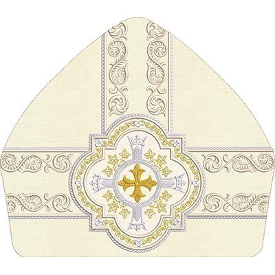 Matriz de matriz Matriz De Bordado Conjunto Para Mitra Cruz Decorada