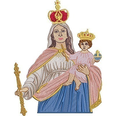 Matriz de matriz Matriz De Bordado Nossa Senhora Da Penha