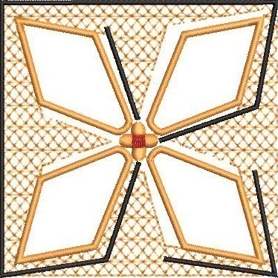 Matriz de matriz Matriz De Bordado Cruz Decorada 112