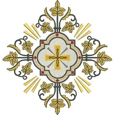 Matriz de matriz Matriz De Bordado Cruz Decorada 227