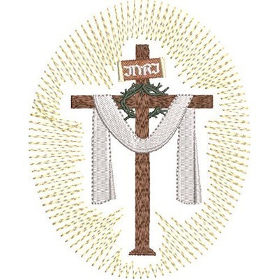Matriz de matriz Matriz De Bordado Cruz Da Semana Santa