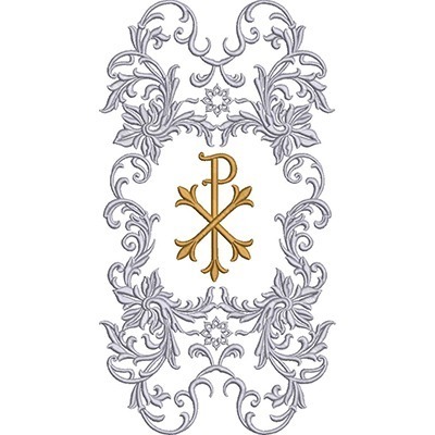 Matriz de matriz Matriz De Bordado Moldura De Volutas Com Px 2