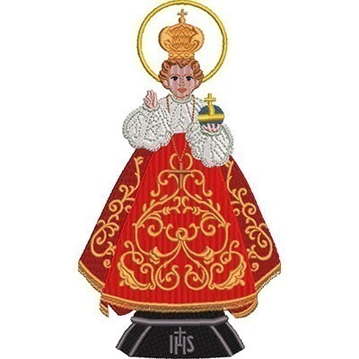 Matriz de matriz Matriz De Bordado Menino Jesus De Praga 3