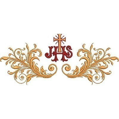 Matriz de matriz Matriz De Bordado Volutas Para Repetição Com Jhs 3