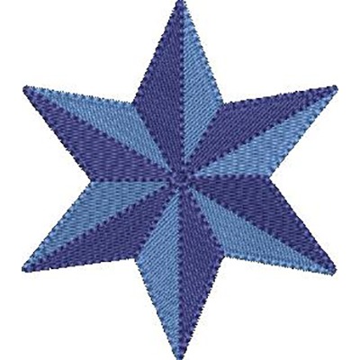 Matriz de matriz Matriz De Bordado Estrela De 6 Pontas